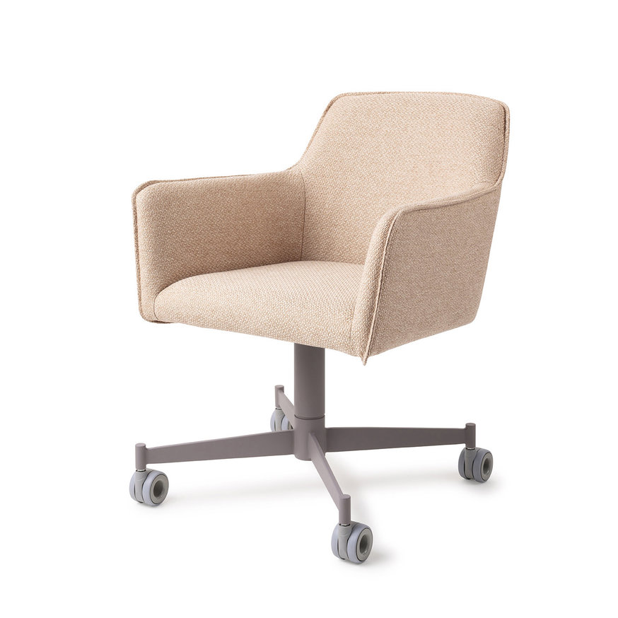 Hofu Wild Walnut Eetkamerstoel Caster Grey