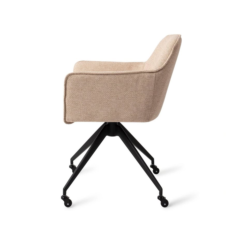 Hofu Wild Walnut Eetkamerstoel Glide Black