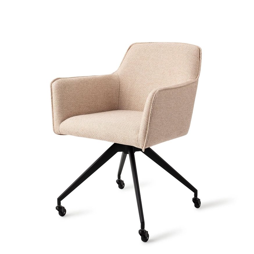 Hofu Wild Walnut Eetkamerstoel Glide Black