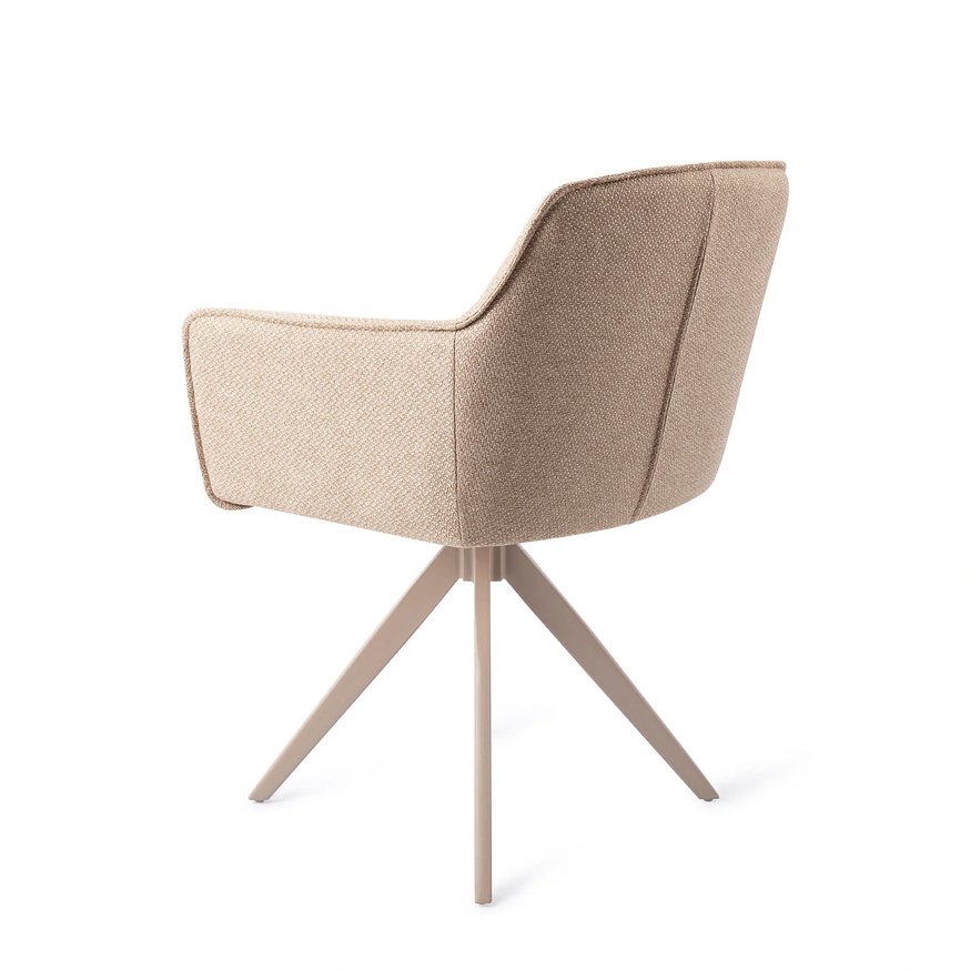 Hofu Wild Walnut Eetkamerstoel Turn Beige