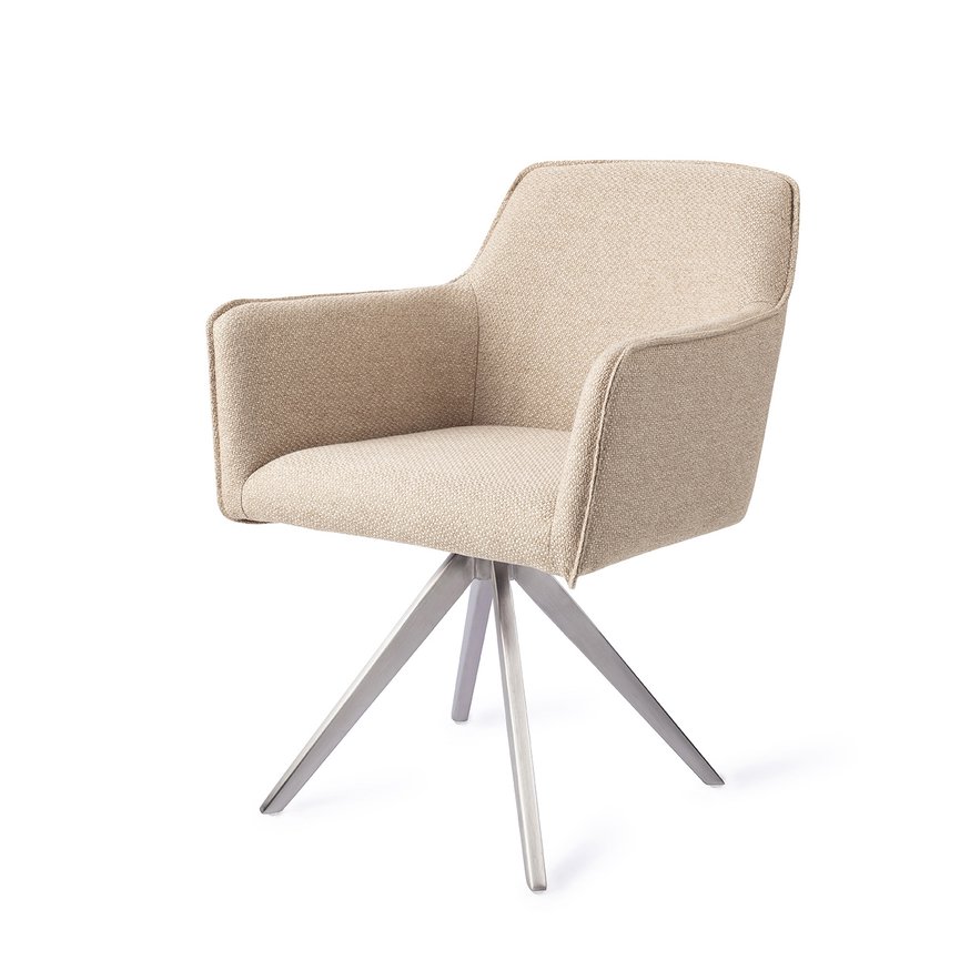 Hofu Wild Walnut Eetkamerstoel Turn Steel