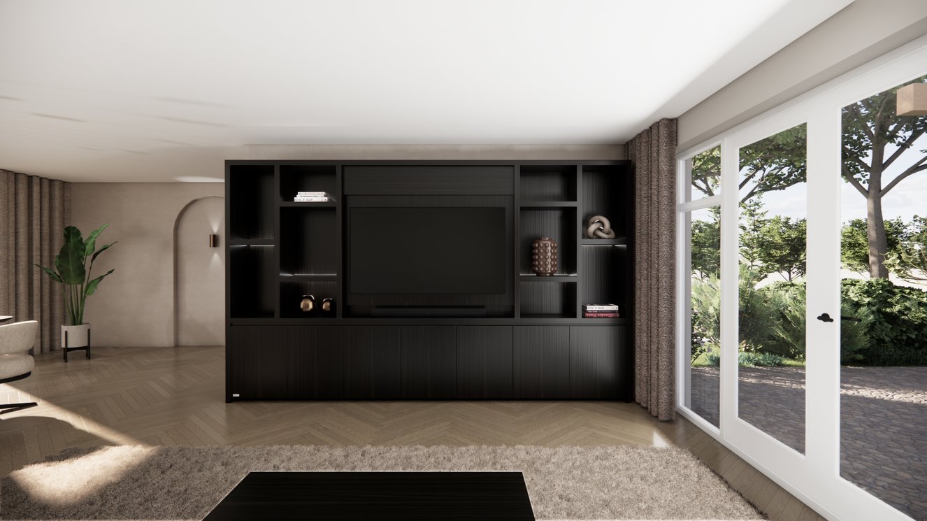 Cinewall	Hudson King-size 350-410	cm Eiken