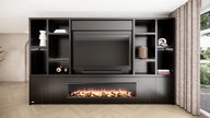 Hudson Cinewall King-size 350-410 cm Eiken British Fires 1900