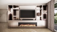 Hudson Cinewall King-size 350-410 cm Eiken Dimplex 74inch