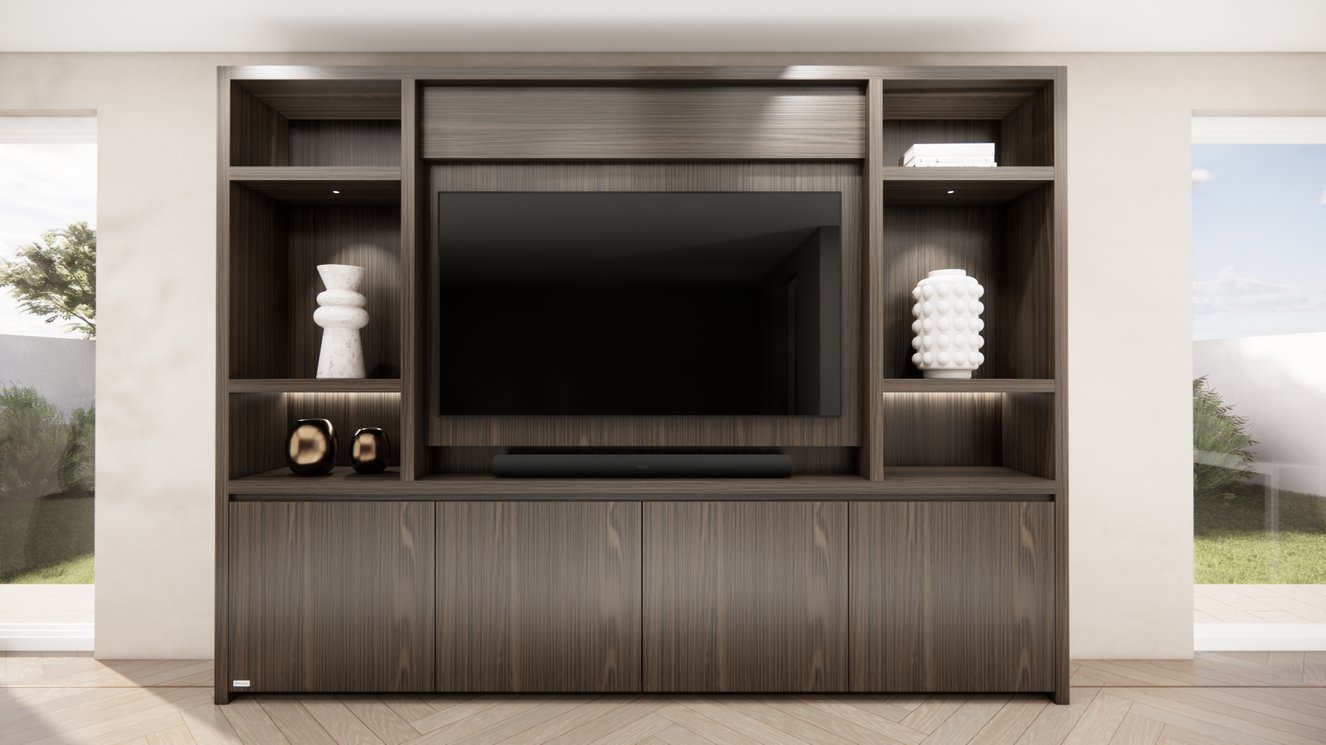 Cinewall	Hudson Queen-size 280-340	cm Eiken