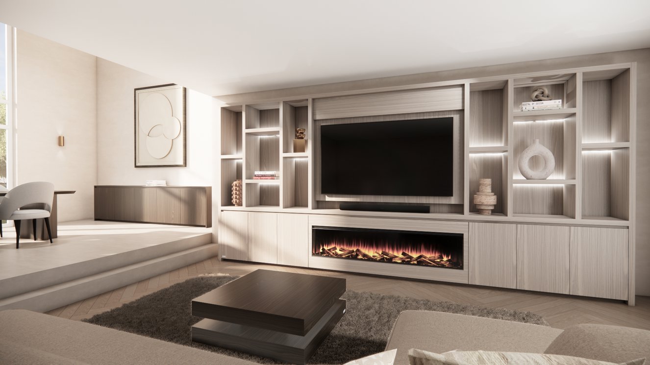 Cinewall	Hudson Royal-size 420-480	cm Eiken British	Fires