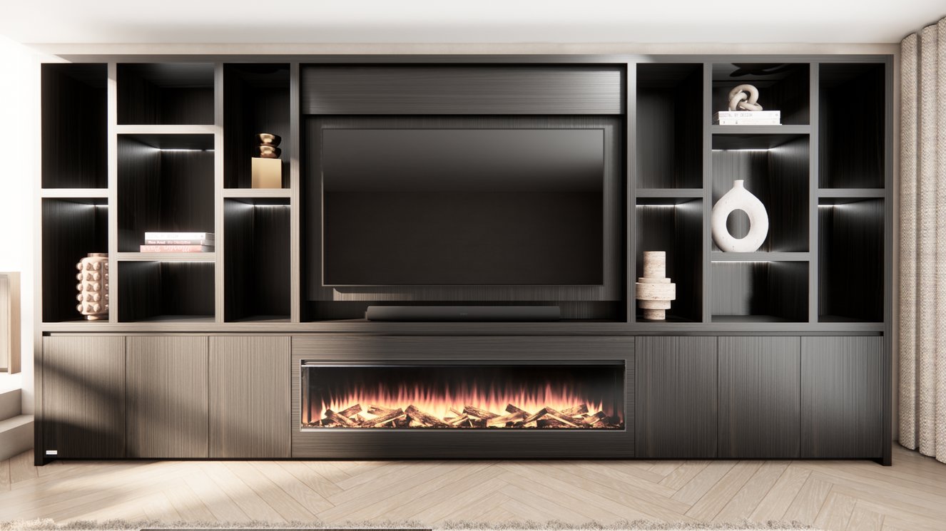 Cinewall	Hudson Royal-size 420-480	cm Eiken British	Fires