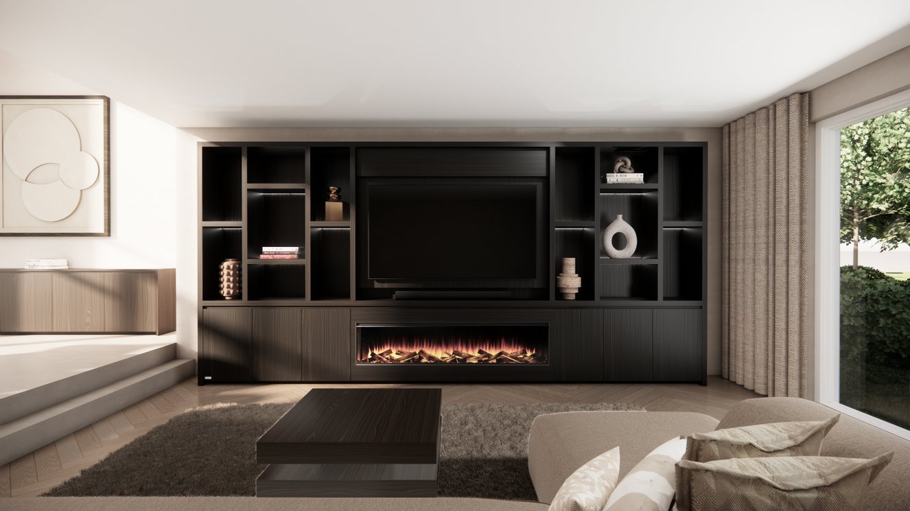 Cinewall	Hudson Royal-size 420-480	cm Eiken British	Fires