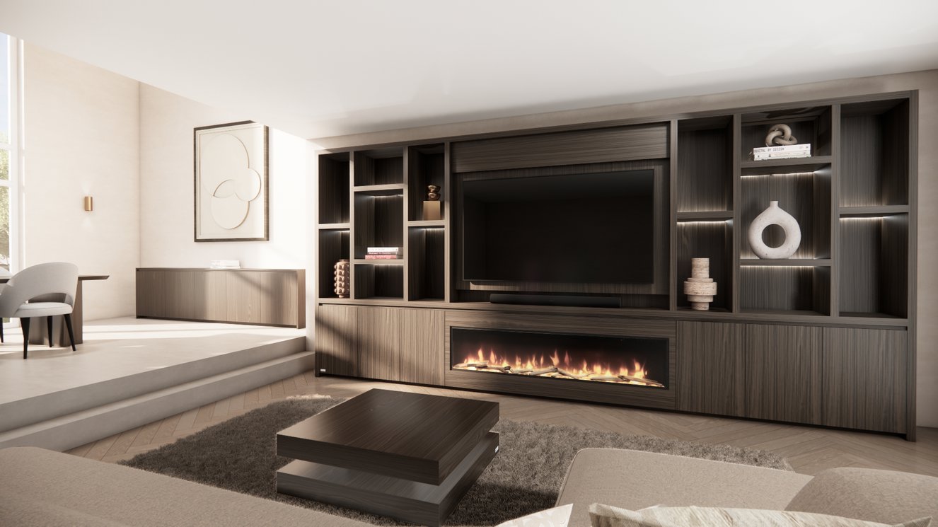 Cinewall	Hudson Royal-size 420-480	cm Eiken Dimplex