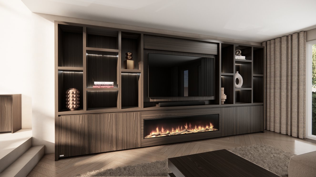 Cinewall	Hudson Royal-size 420-480	cm Eiken Dimplex