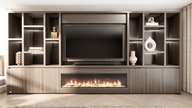 Hudson Cinewall Royal-size 420-480 cm Eiken Dimplex 74 Inch