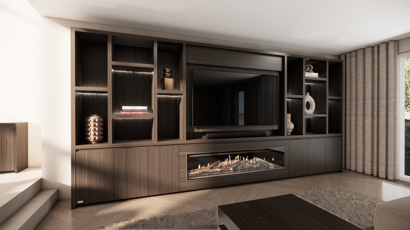 Cinewall	Hudson Royal-size 420-480	cm Eiken Kalfire	E-ONE