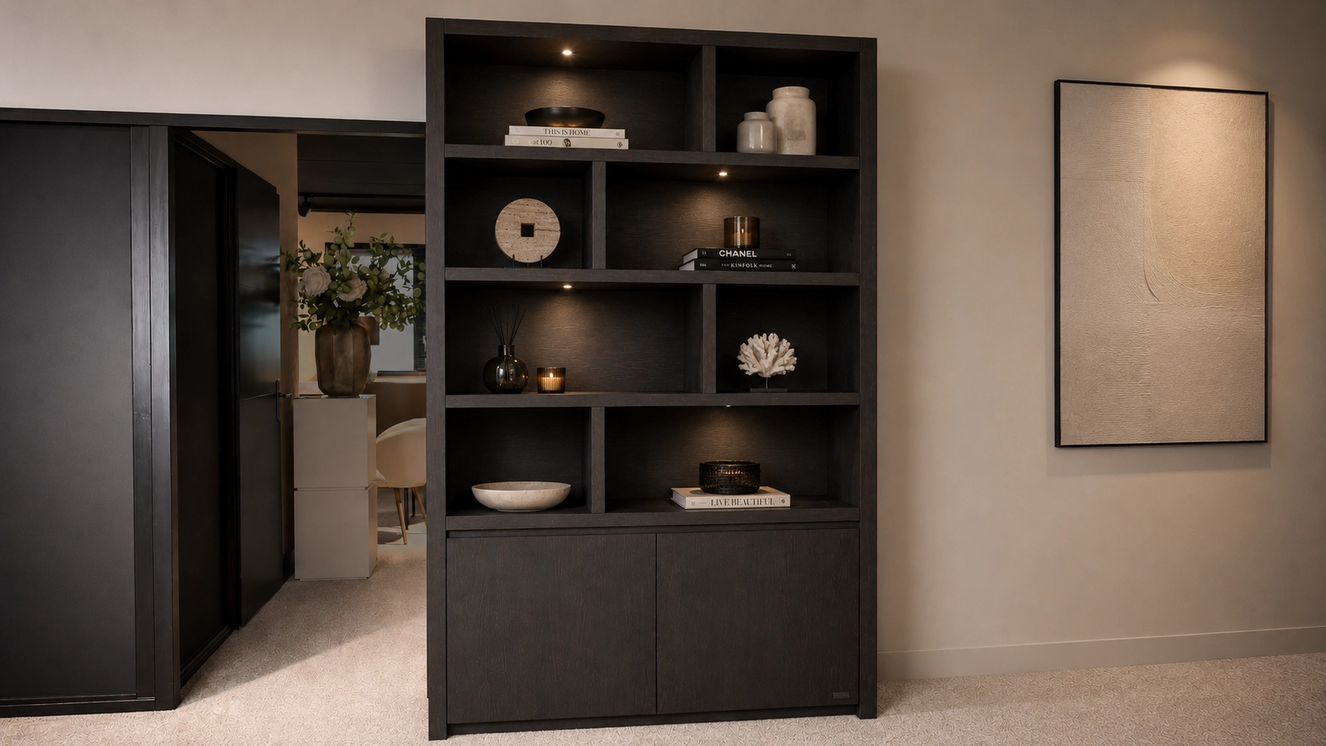 Hydon Vakkenkast Queen-size 130-160	cm Eiken