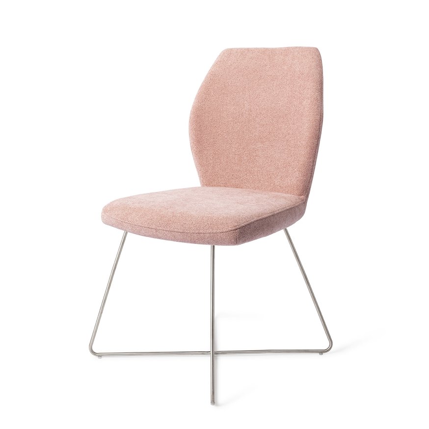 Ikata Anemone Eetkamerstoel Cross Steel