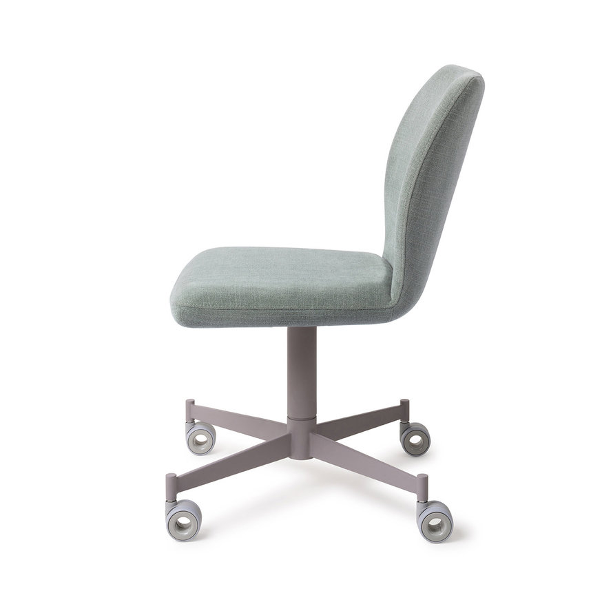 Ikata Breezy Blue Eetkamerstoel Caster Grey