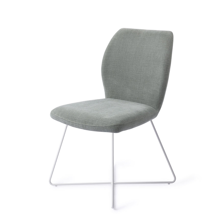 Ikata Breezy Blue Eetkamerstoel Cross White