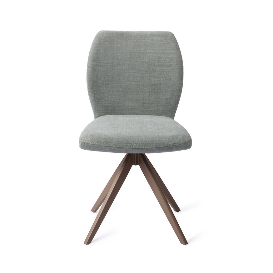 Ikata Breezy Blue Eetkamerstoel Turn Brown