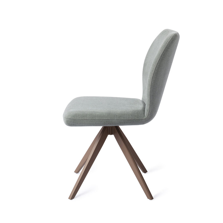 Ikata Breezy Blue Eetkamerstoel Turn Brown