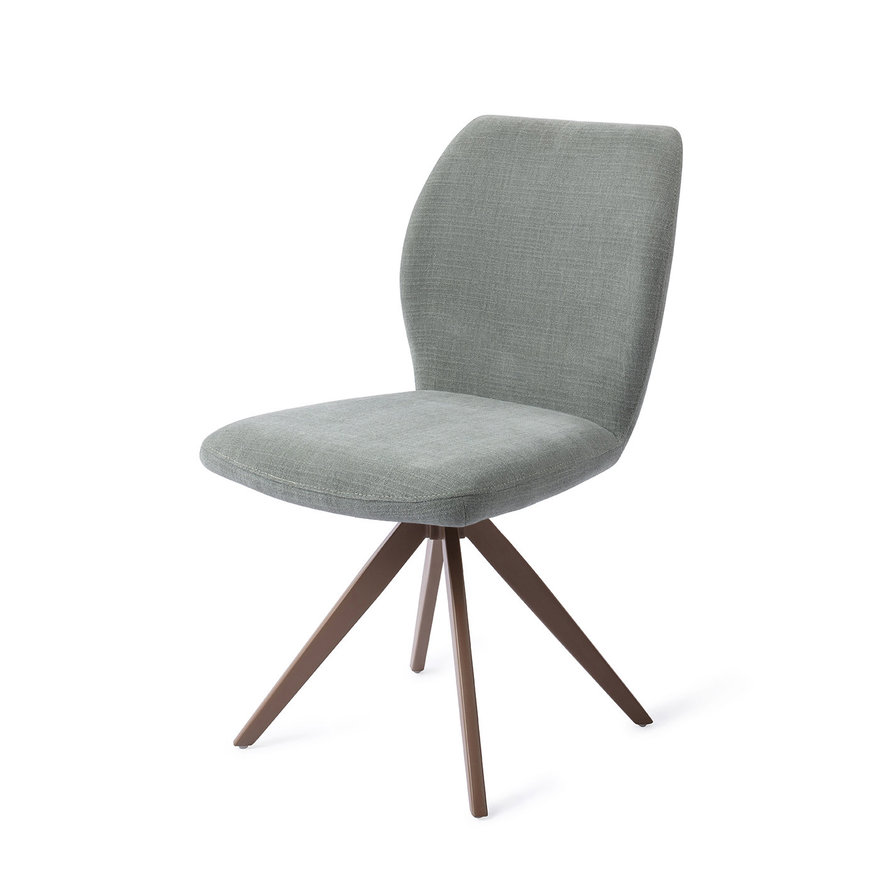 Ikata Breezy Blue Eetkamerstoel Turn Brown
