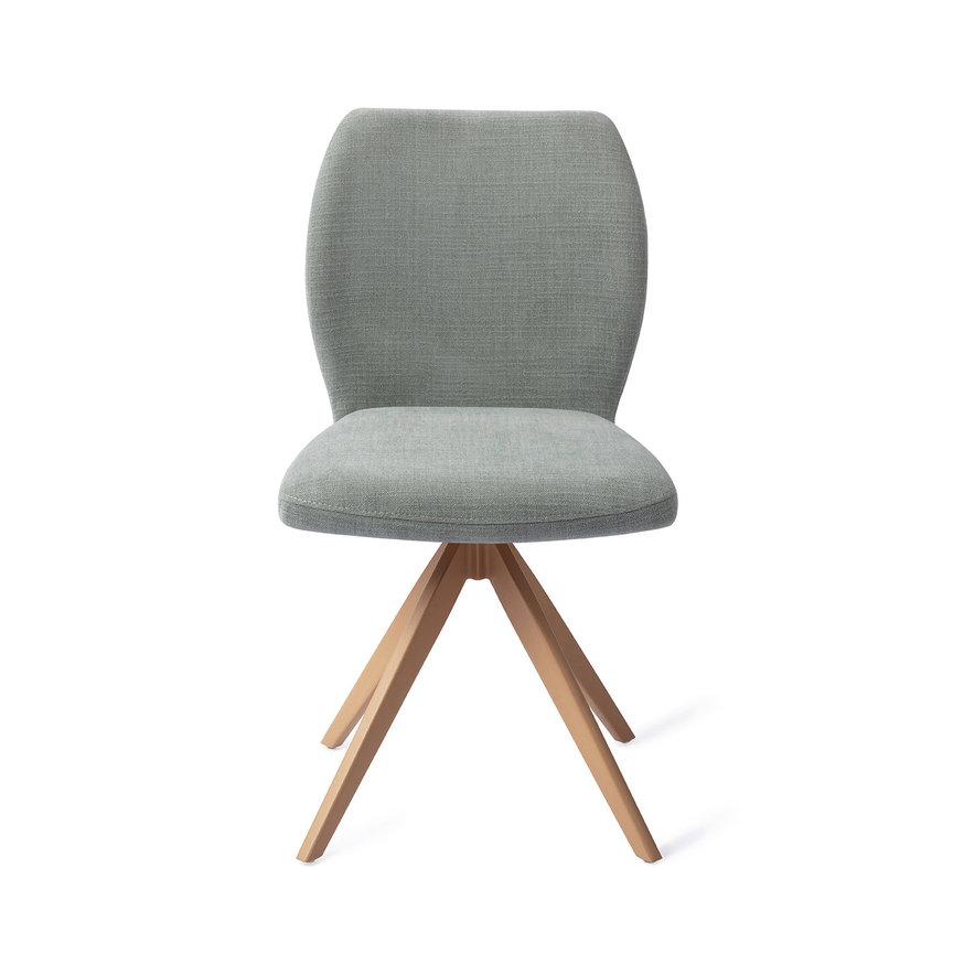 Ikata Breezy Blue Eetkamerstoel Turn Peach