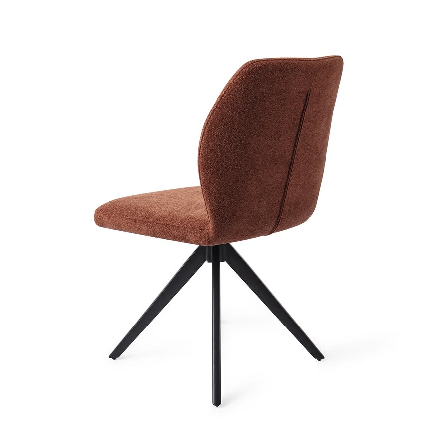 Ikata Cosy Copper Eetkamerstoel Turn Black