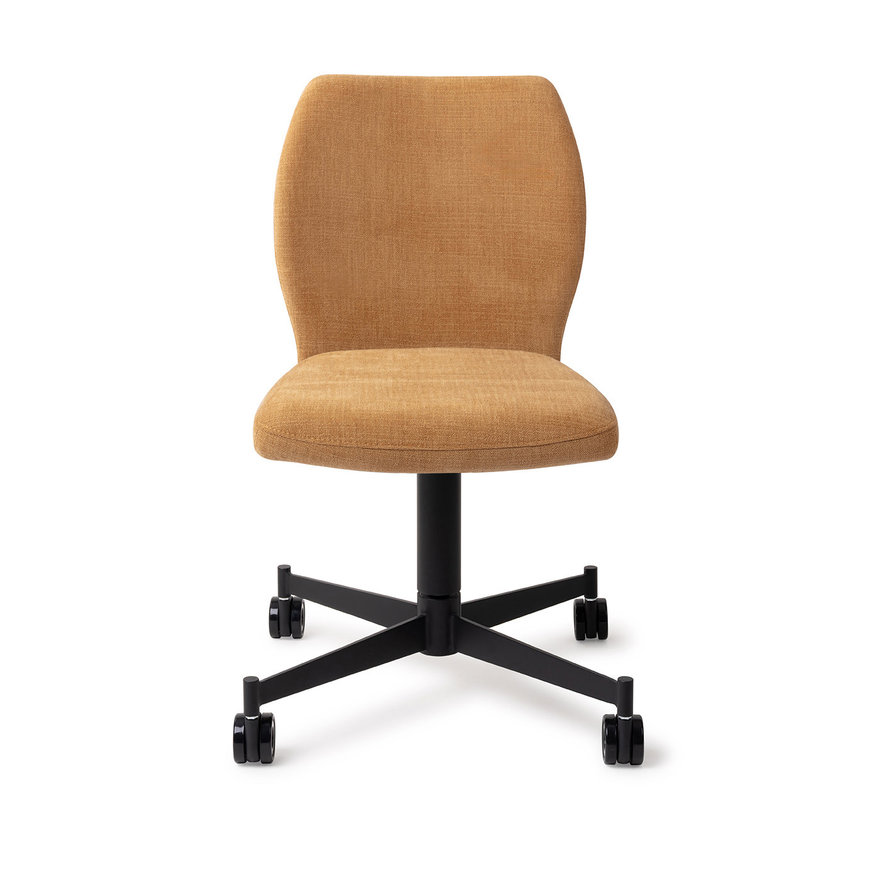 Ikata Honey Harvest Eetkamerstoel Caster Black
