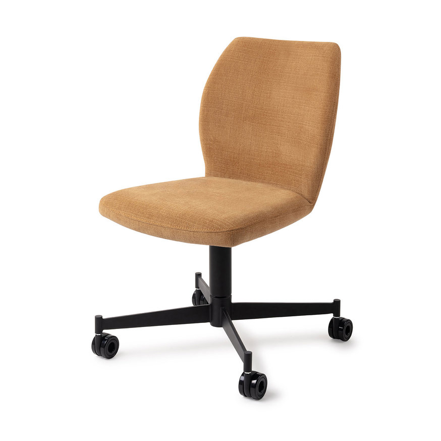 Ikata Honey Harvest Eetkamerstoel Caster Black