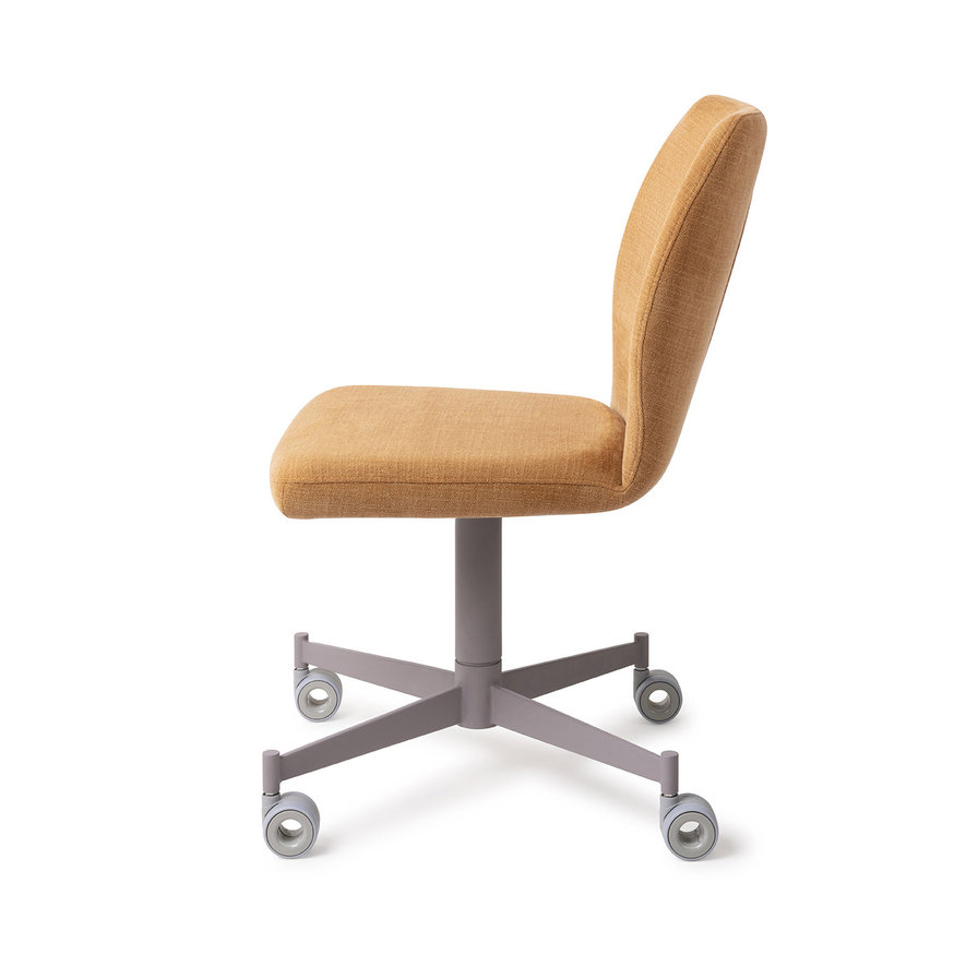 Ikata Honey Harvest Eetkamerstoel Caster Grey