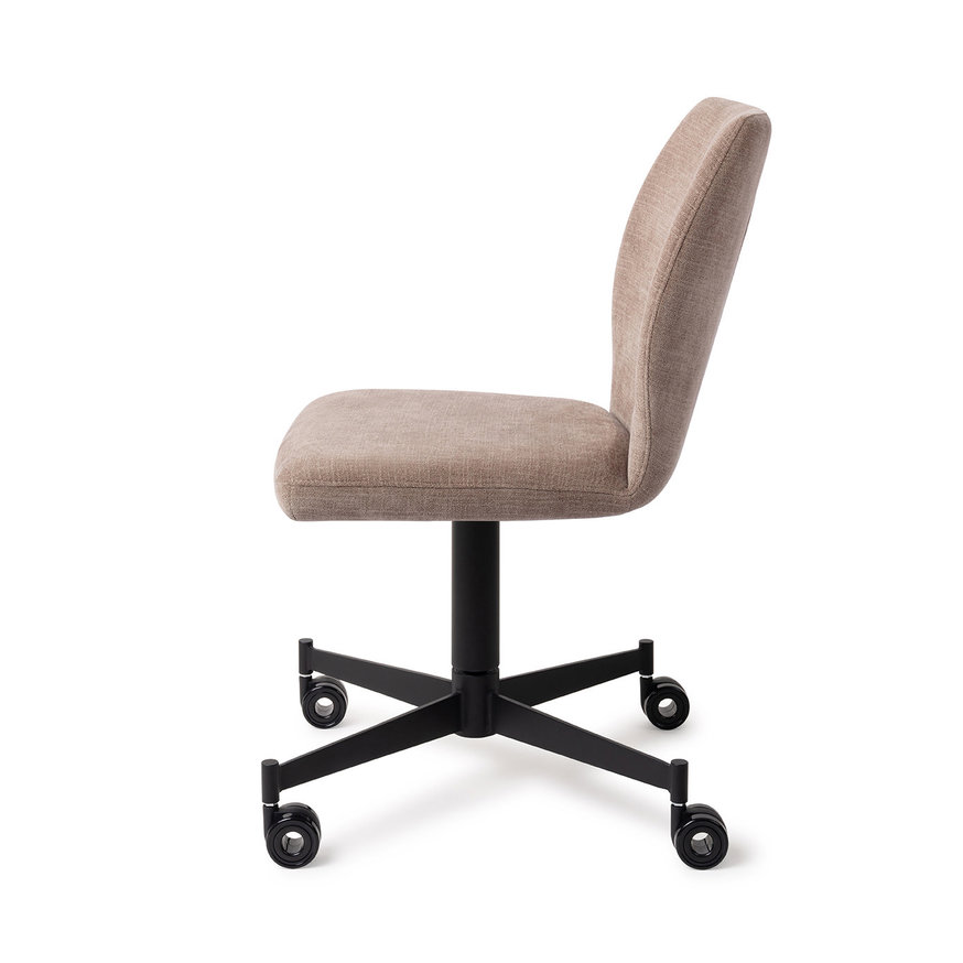 Ikata Mocha Mist Eetkamerstoel Caster Black