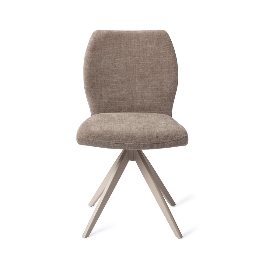 Ikata Mocha Mist Eetkamerstoel Turn Beige
