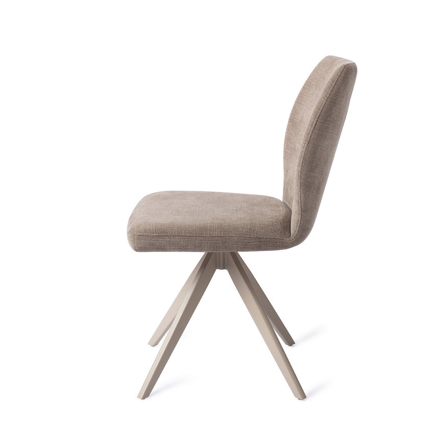 Ikata Mocha Mist Eetkamerstoel Turn Beige