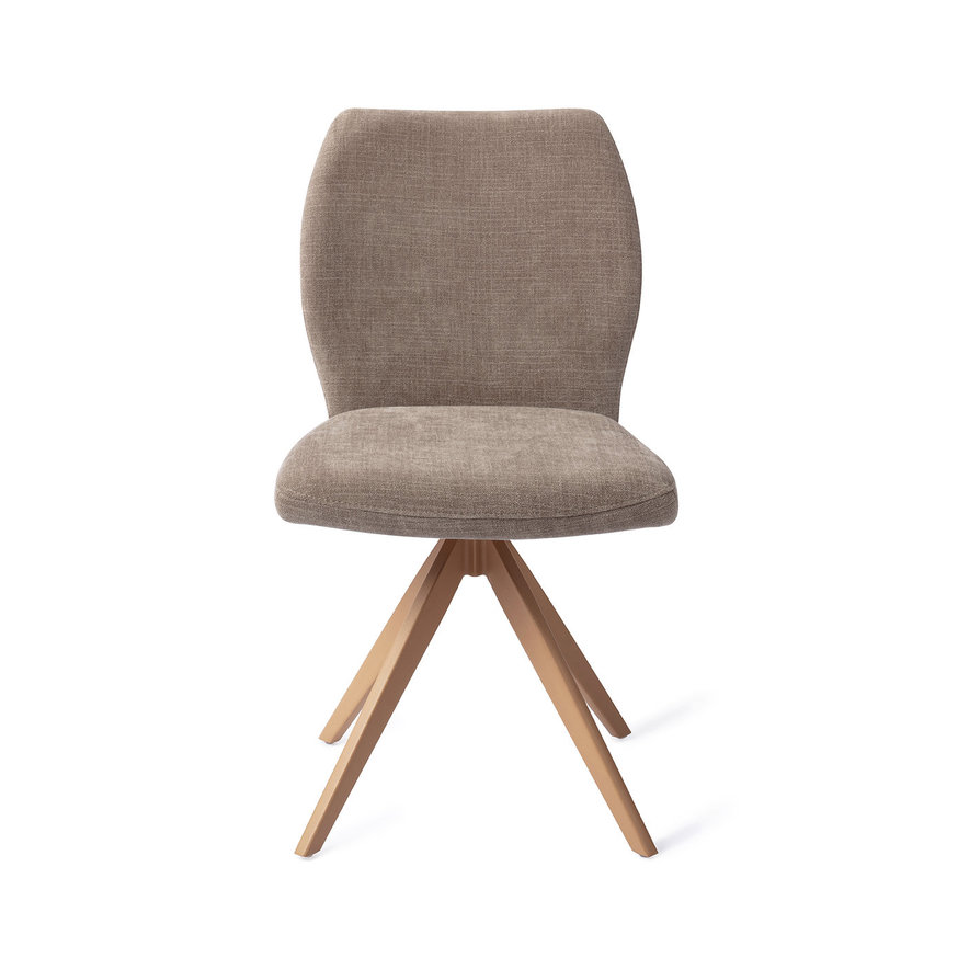 Ikata Mocha Mist Eetkamerstoel Turn Peach