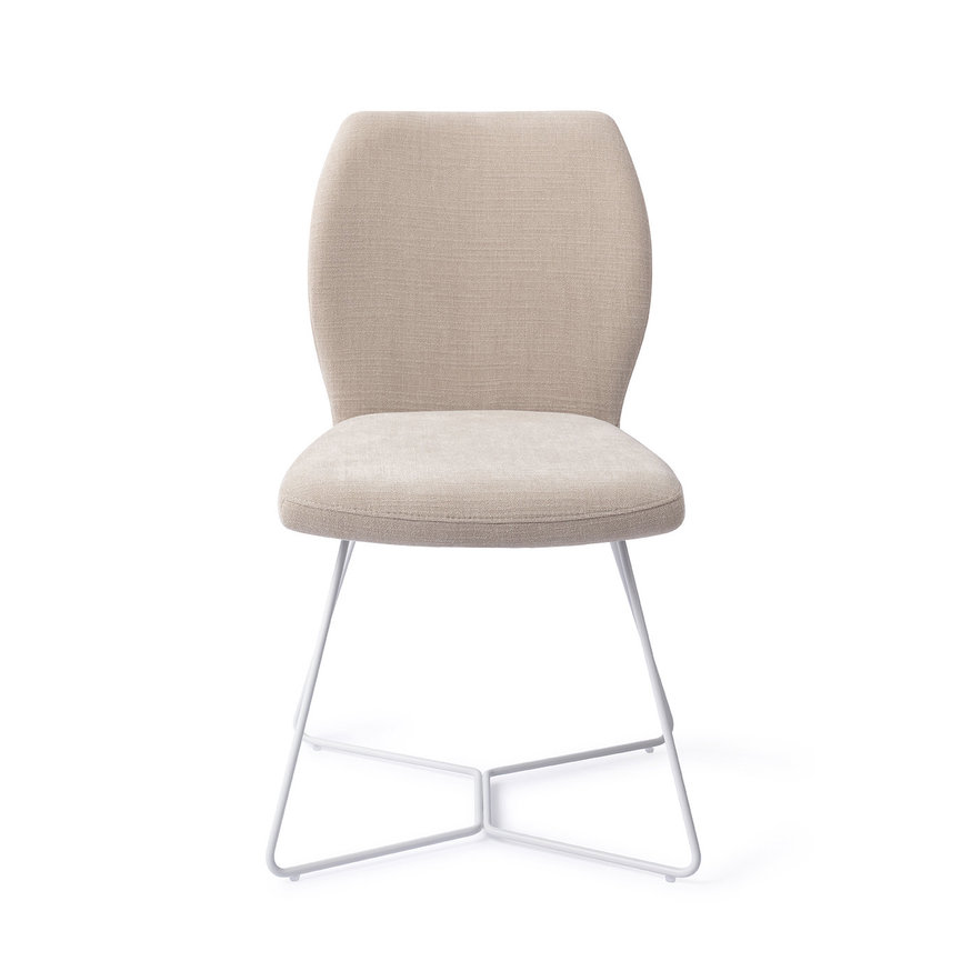 Ikata Sand Strand Eetkamerstoel Beehive White