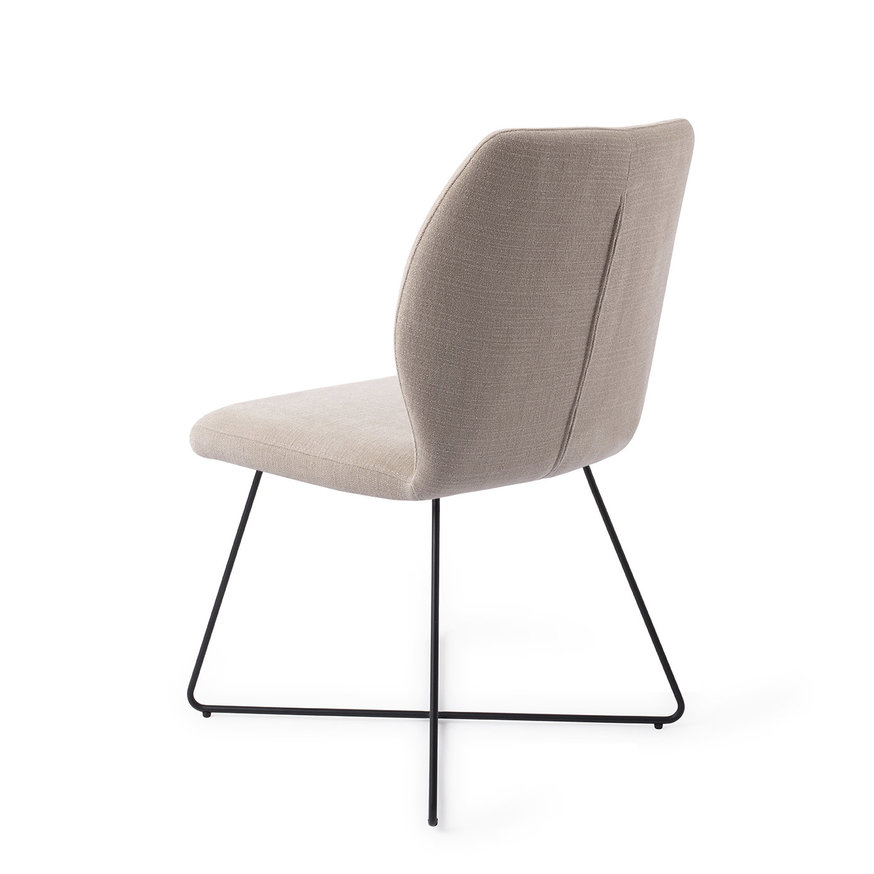 Ikata Sand Strand Eetkamerstoel Cross Black