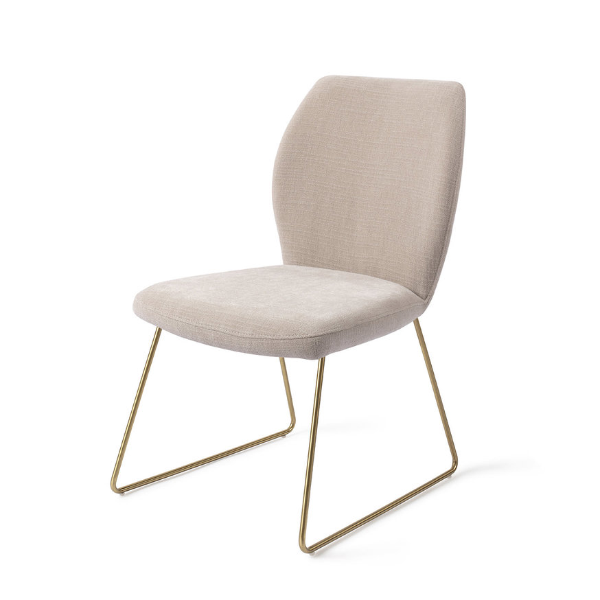 Ikata Sand Strand Eetkamerstoel Slide Gold