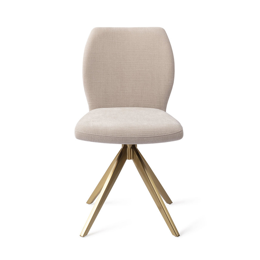 Ikata Sand Strand Eetkamerstoel Turn Gold