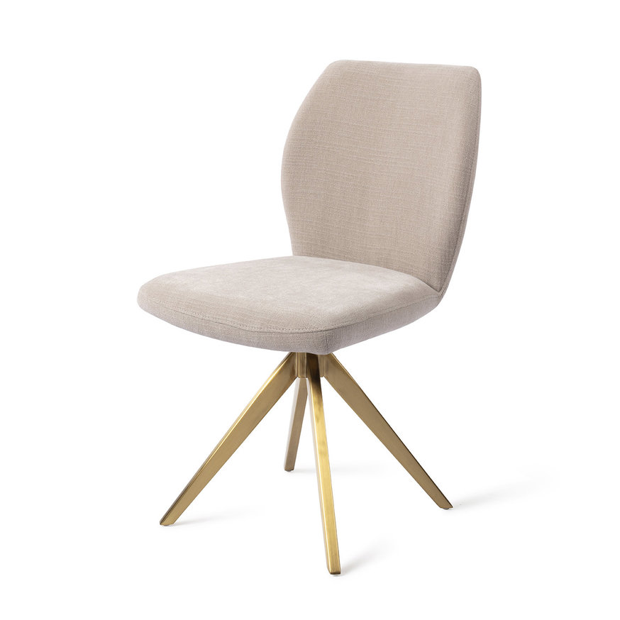 Ikata Sand Strand Eetkamerstoel Turn Gold