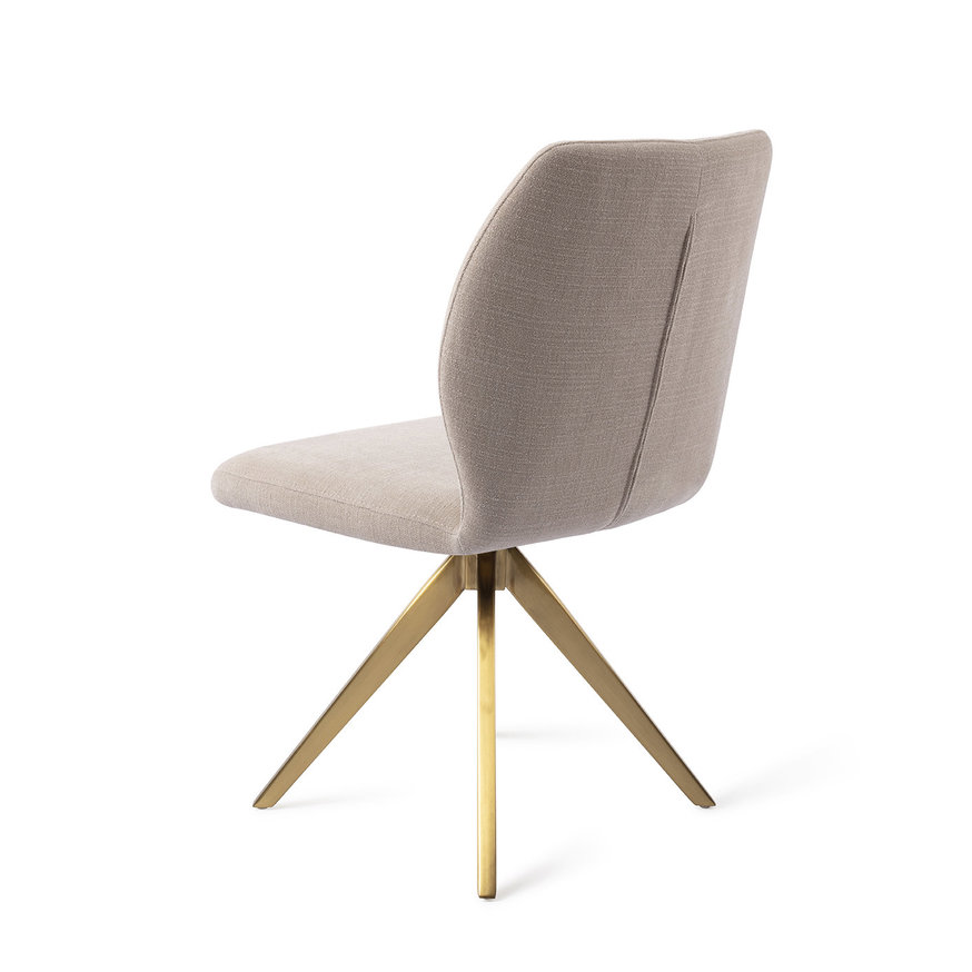 Ikata Sand Strand Eetkamerstoel Turn Gold