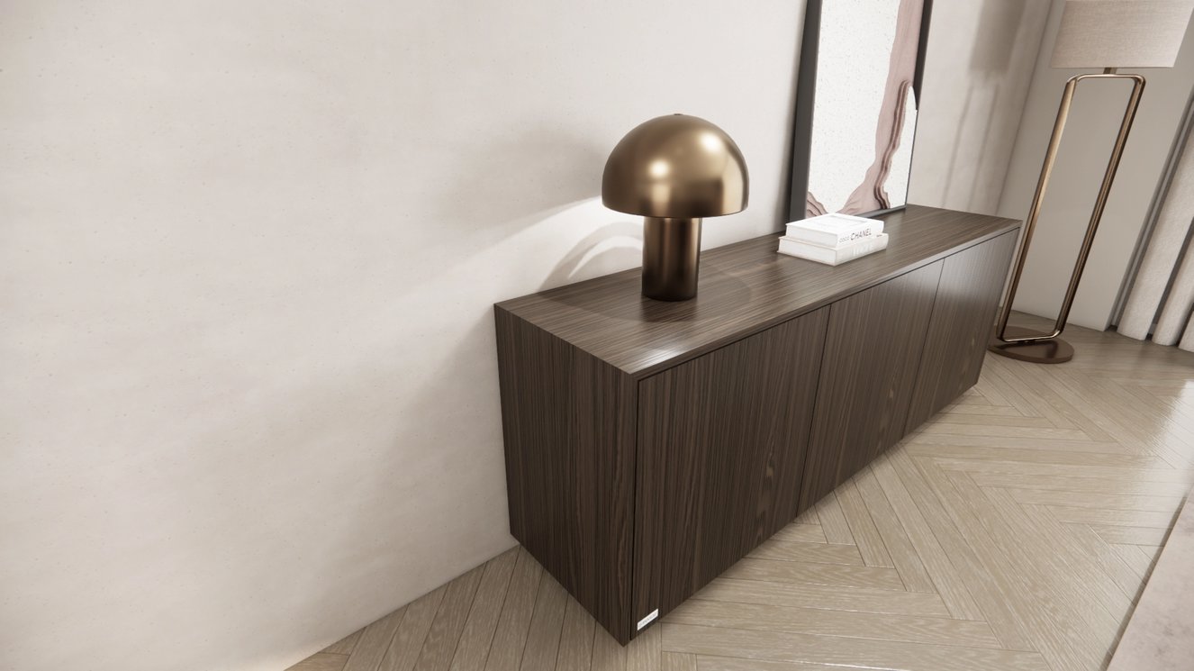 Johnson Dressoir 3-deurs Staand Eiken