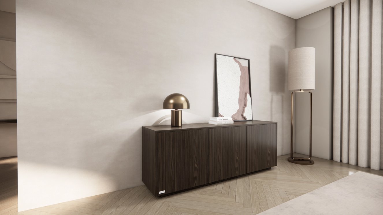 Johnson Dressoir 3-deurs Staand Eiken