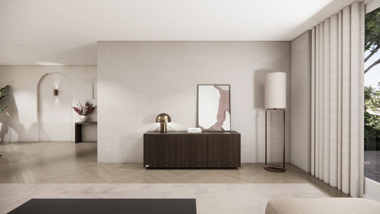 Johnson Dressoir 3-deurs Staand Eiken