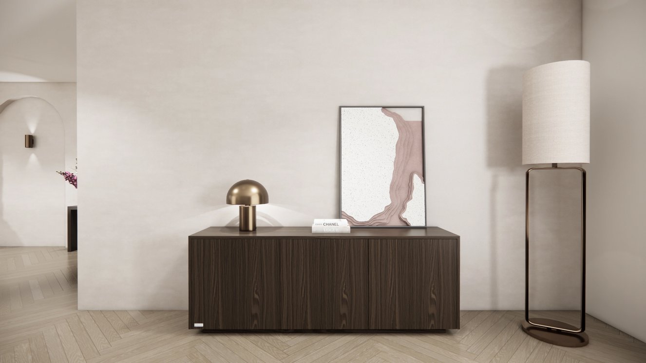 Johnson Dressoir 3-deurs Staand Eiken