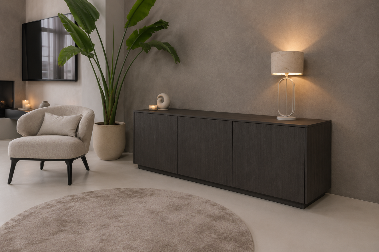 Johnson Dressoir 3-deurs Staand Eiken