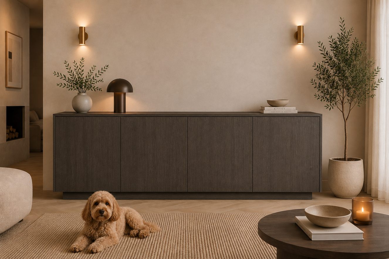 Johnson Dressoir 4-deurs Staand Eiken