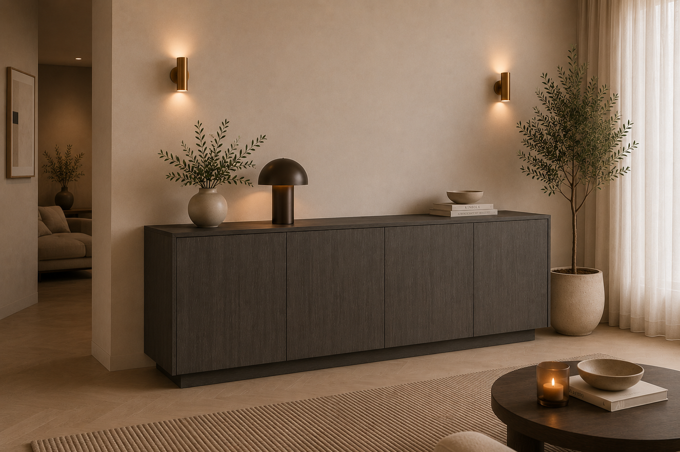 Johnson Dressoir 4-deurs Staand Eiken
