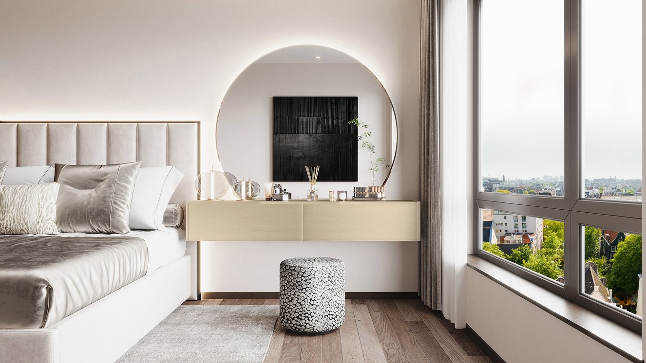 Johnson Make-up	tafel 2-Lades Eiken