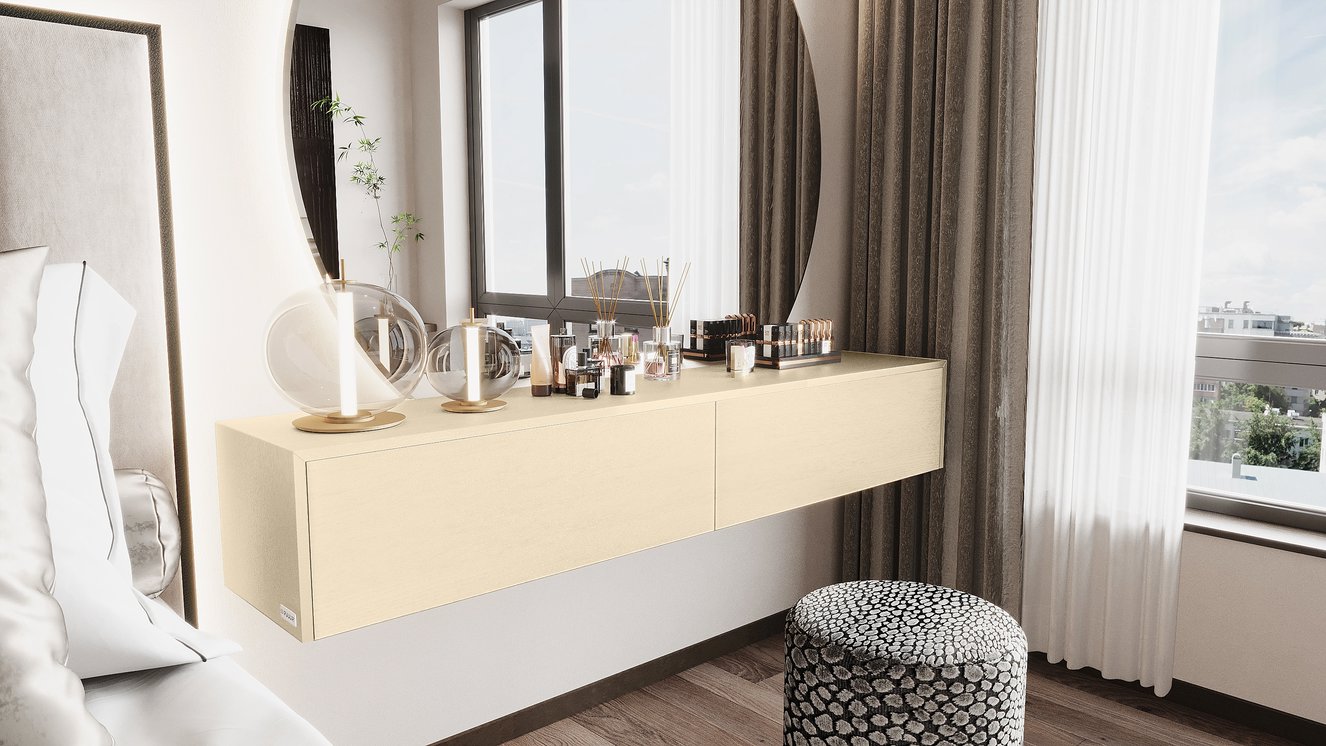 Johnson Make-up	tafel 2-Lades Eiken