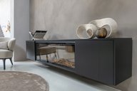 Johnson TV-Meubel 2-Deurs Hangend met haard 50 inch