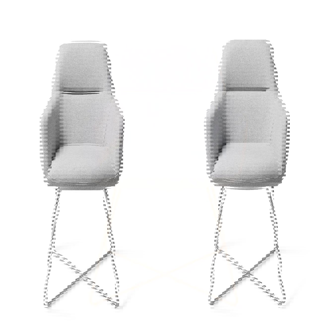 Kinko Cloud Eetkamerstoel Cross Steel