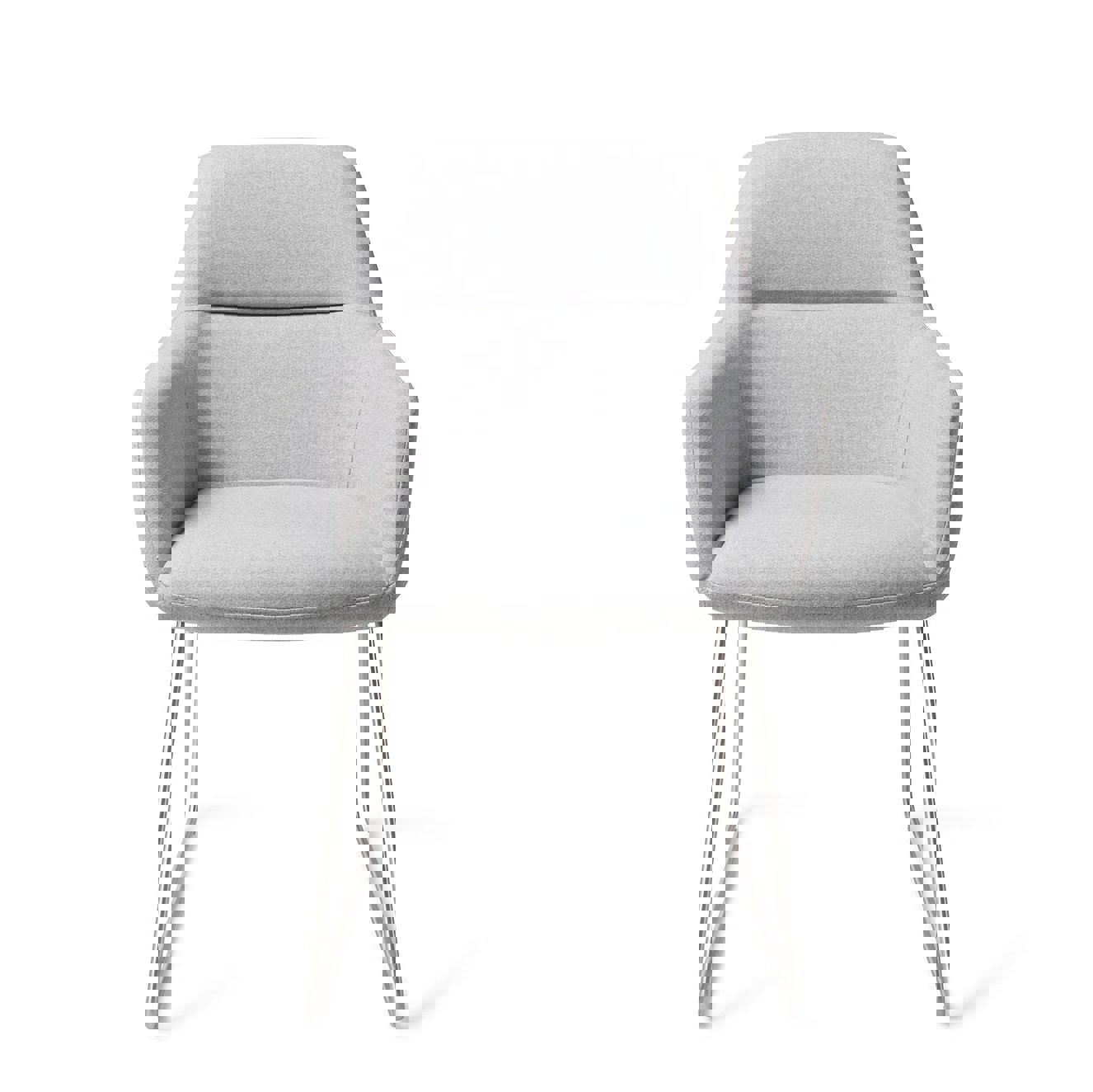 Kinko Cloud Eetkamerstoel Slide Steel